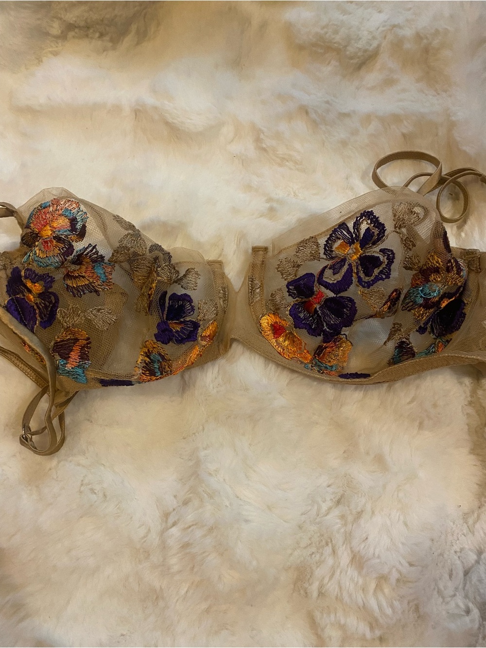 🌸I.D. Sarrieri Wonderland Delights -Copper Haze 2PC Set ✨36B +XL - Picture 2 of 9